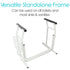 Stand Alone Toilet Rail